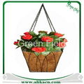 Wire Hanging Basket with Coco Liner Sets 5