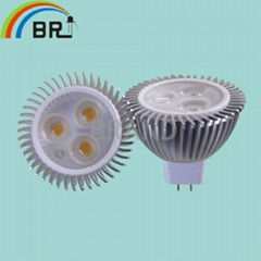 High power led spotlight MR16 3W LED bulb downlighting