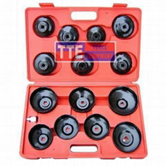 15pcs Cap Tyre Oil Filter Wrench