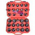 30pcs Cup Type Oil Filter Wrench Set 