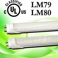 cUL UL LED Tube T8 light with UL number E347610