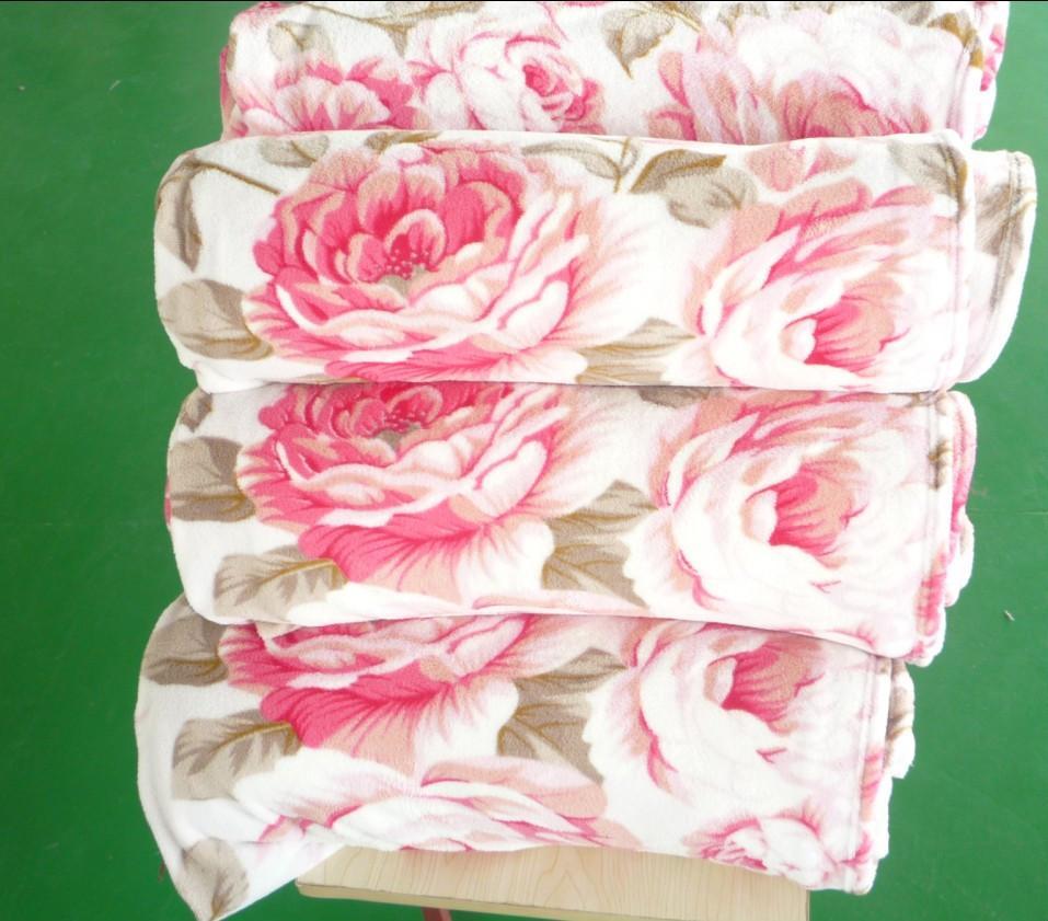 coral fleece blanket/throw 3