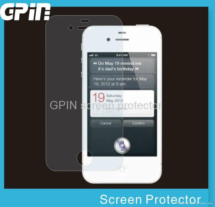 Scratch protection Clear screen protector for iphone 4S