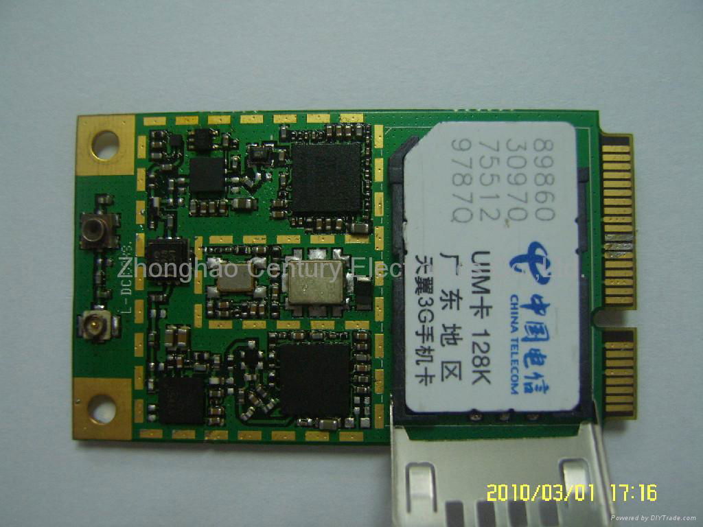 wireless modem plug-in module