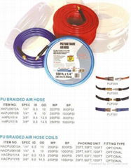 PU BRAIDED AIR HOSE &COILS