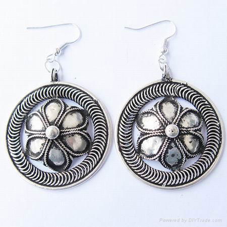 Miao silver earrings 2