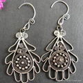 Miao silver earrings 4