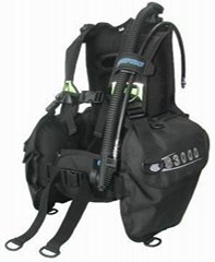 Jacket style diving BCDs