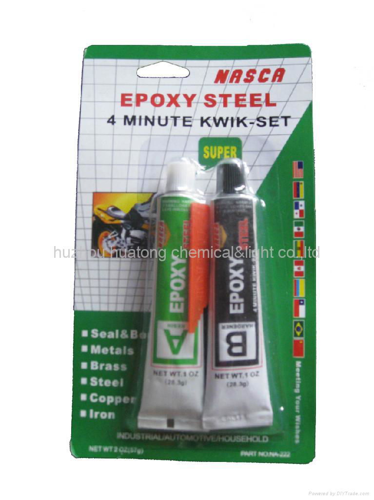 Epoxy steel adhesive