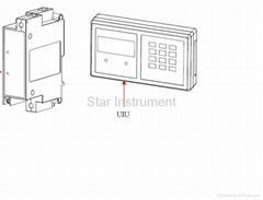 Prepayment Energy Meter with Two Bodies