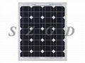 50W 18V Monocrystalline solar panel