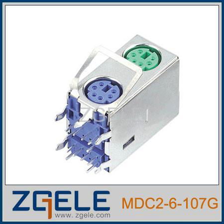 Mini din connector 4