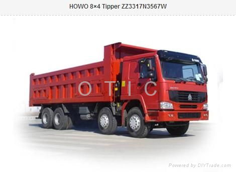 SINOTRUCK HOWO 8X4 TIPPER TRUCK 5