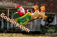 inflatable santa claus