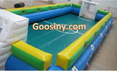 Inflatable football playground