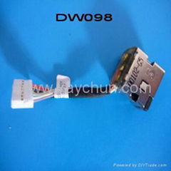 HP  DC POWER JACK WITH CABLE DW098