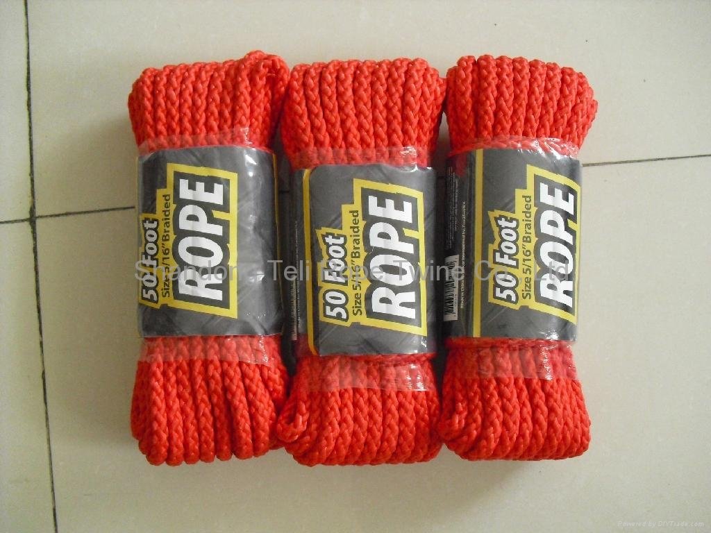 16-strand polypropylene braided rope 2