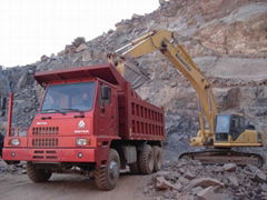 Mining dump truck