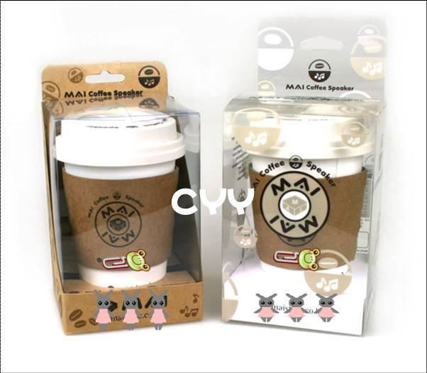  Music speaker for IPHONE,MP3.COFFEE CUP design  3