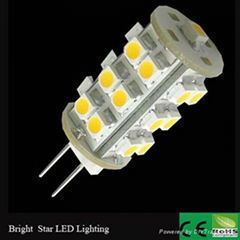 G4 Lamp with 25pcs 3528SMD,10-30VAC/DC,360 degree beam angle