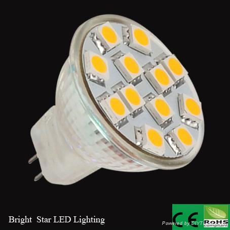 MR11 SMD Lamp with 12pcs 5050SMD 3