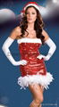 Sexy hot christmas lingerie fancy dresses  5