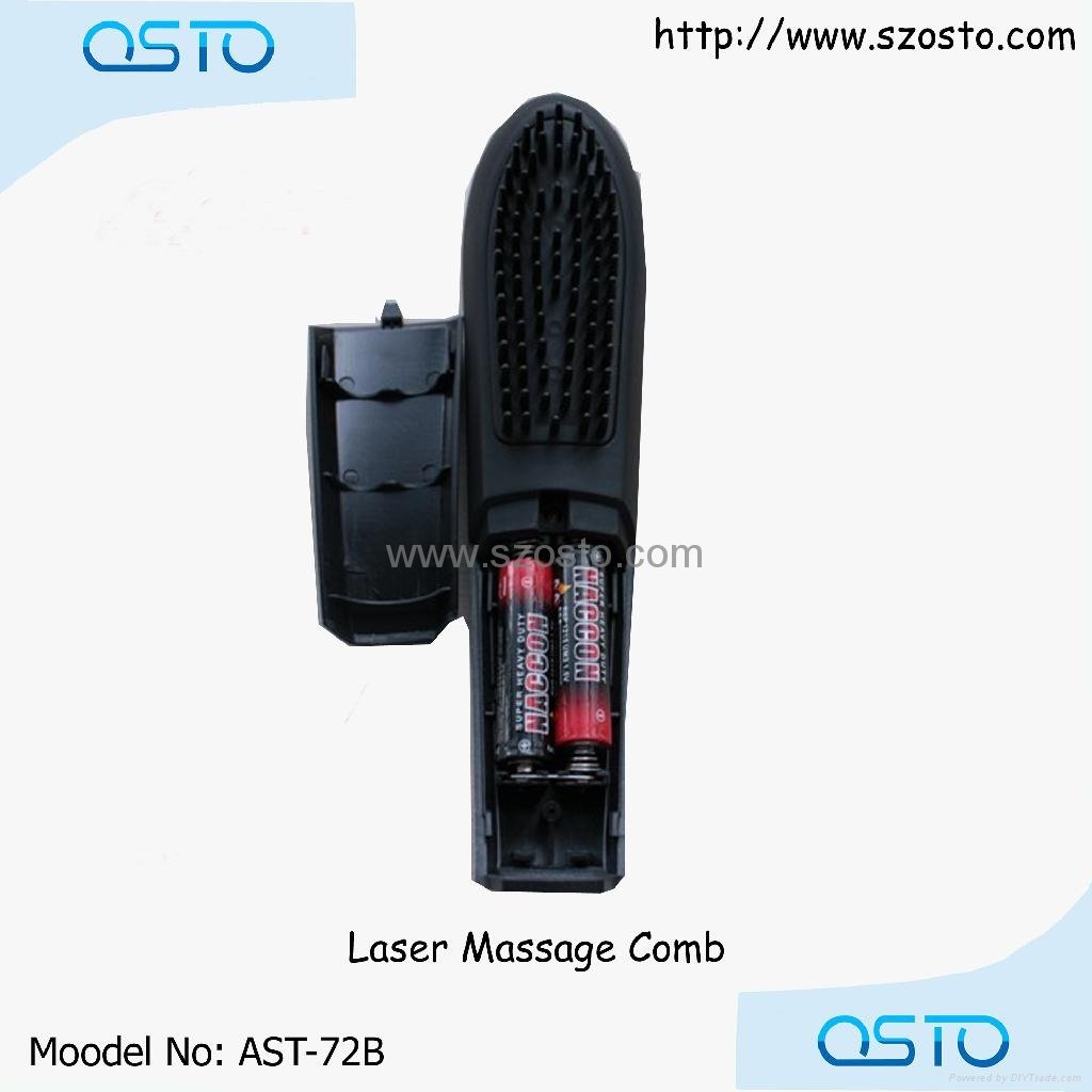 Laser massage comb