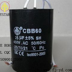 CBB60 Motor Run Capacitor Plastic Can 450VAC 3mfd- 120uf 