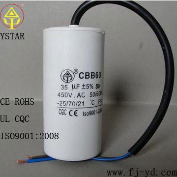 CBB60 Motor Run Capacitor Plastic Can 450VAC 3mfd- 120uf  4