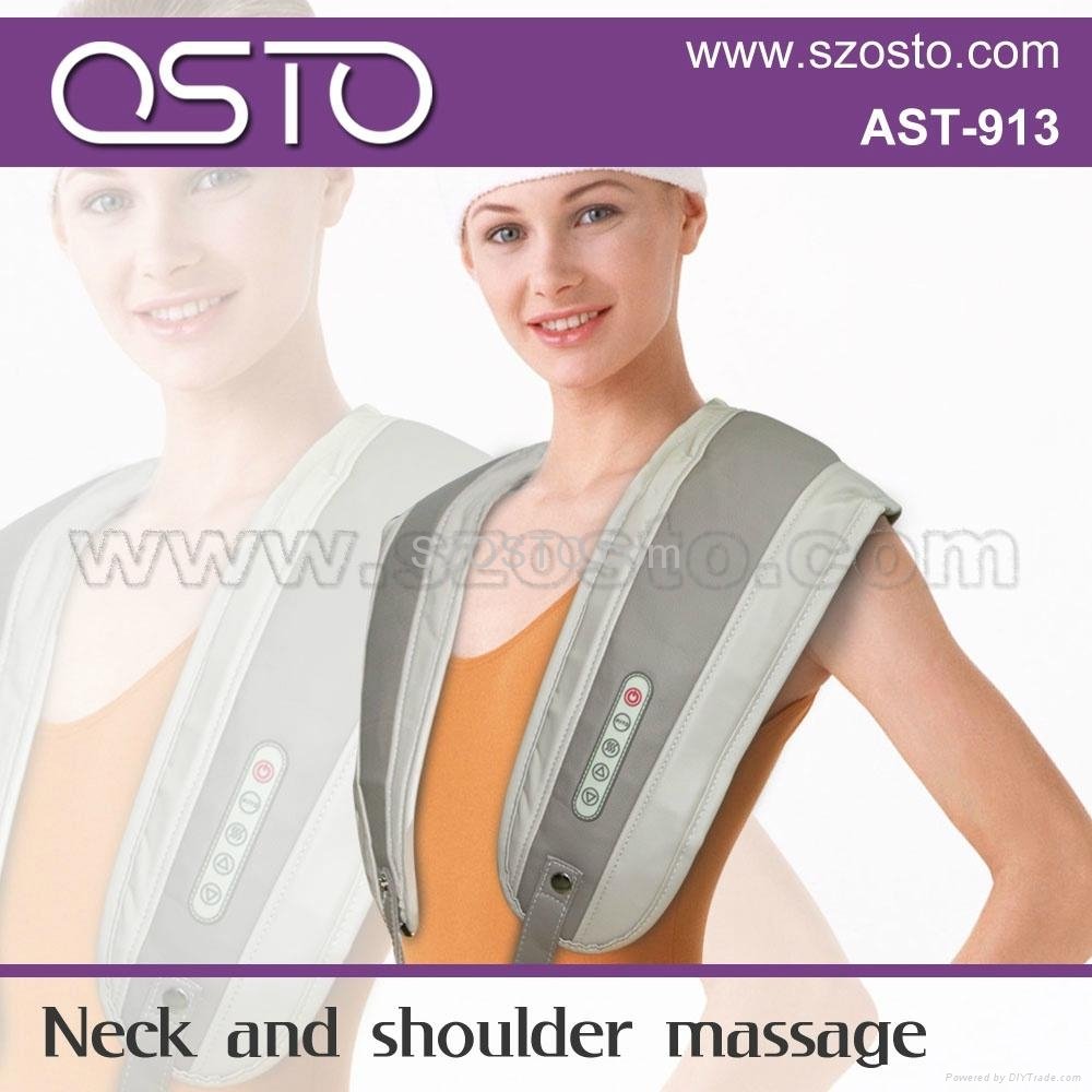 Neck and shoulder massage belt