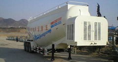 sinotruk howo bulk poweder delivery semi-trailer