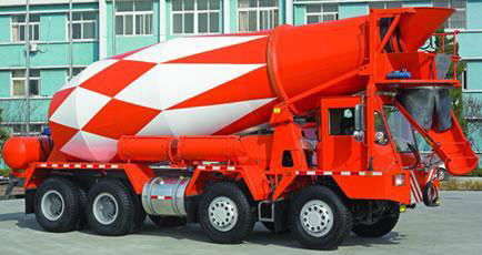 sinotruk howo front discharge concrete truck