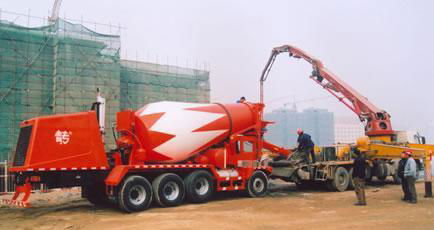 sinotruk howo front discharge concrete truck 2