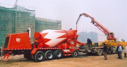 sinotruk howo front discharge concrete truck 4