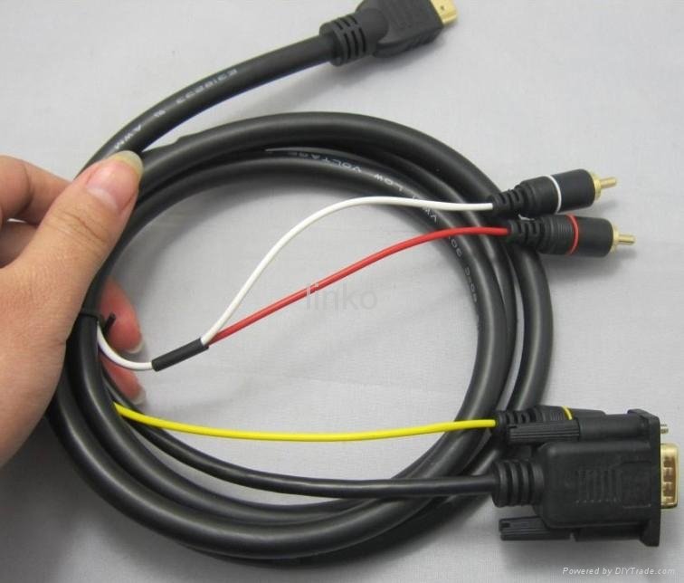 Hdmi To Vga 3rca Cable Shlinko China Manufacturer Other Computer Accessories Computer Accessories Products Diytrade China