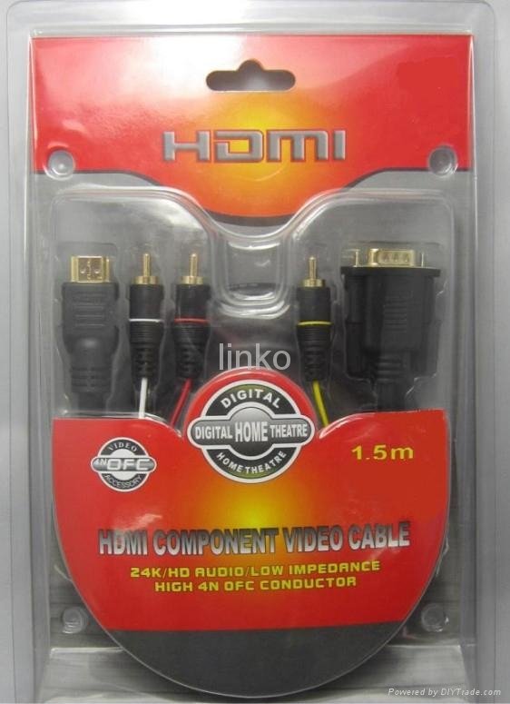 HDMI TO VGA+3RCA CABLE 4