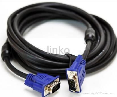 VGA cable for computer monitor, DB15 4