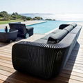 Wicker lounge funiture - garden