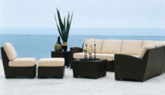 Outdoor Furniture - Rattan Sofa set