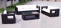 Outdoor Furniture - Rattan Sofa set 4