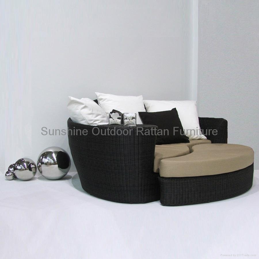 Outdoor funiture - Rattan Lounge Chair/Sun Bed 4
