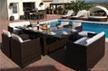 Luxury banquet dining set for 12p - 2012 outdoor/open air furniture 1