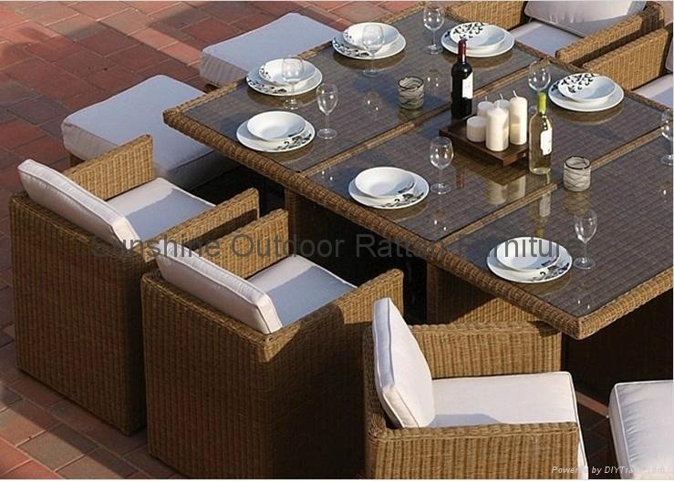 Luxury banquet dining set for 12p - 2012 outdoor/open air furniture 5