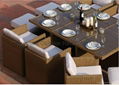 Luxury banquet dining set for 12p - 2012 outdoor/open air furniture 5