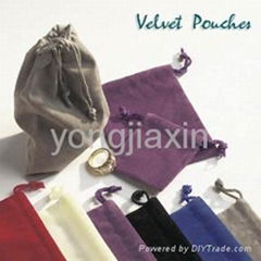 velvet pouch