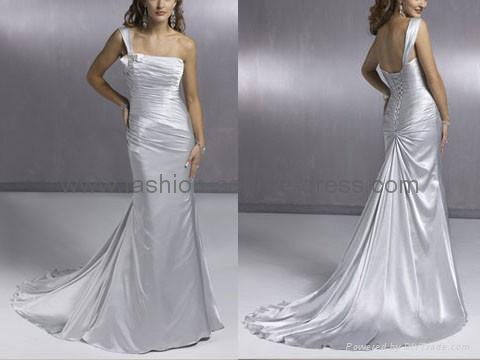 2012 new design red sexy beads& embroidery wedding/bridal dress with fishtail