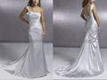 2012 new design red sexy beads& embroidery wedding/bridal dress with fishtail 1