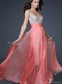 2012 Custom Made Top Quality Chiffon Beaded Sparkly Party Prom Evening Dress 1