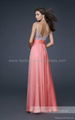 2012 Custom Made Top Quality Chiffon Beaded Sparkly Party Prom Evening Dress 2