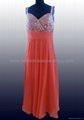 2012 Custom Made Top Quality Chiffon Beaded Sparkly Party Prom Evening Dress 3